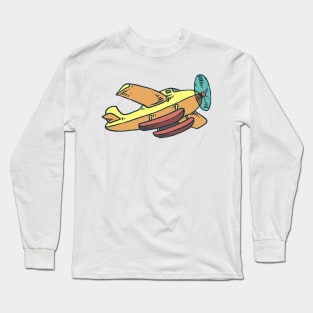 Cartoon Plane Kids | Tshirt & Gift Long Sleeve T-Shirt